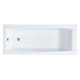 Ванна акриловая прямоугольная Santek ФИДЖИ 160х75 см белая 1.WH50.1.597
