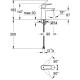 Смеситель для раковины GROHE BauEdge хром 23330000