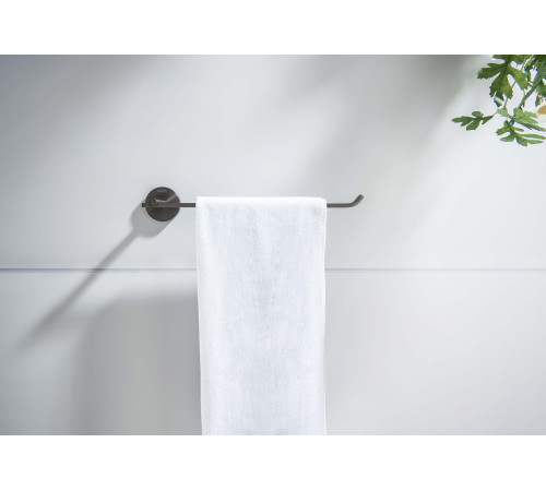 Полотенцедержатель Aquanet БЕТТА оружейная сталь AQ4619BGM