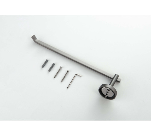 Полотенцедержатель Aquanet БЕТТА оружейная сталь AQ4619BGM