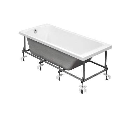 Ванна акриловая Santek ФИДЖИ 150х75 см прямоугольная 1.WH50.1.598