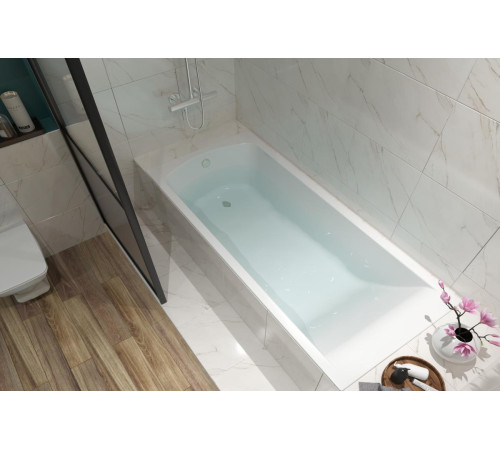 Ванна акриловая Santek ФИДЖИ 150х75 см прямоугольная 1.WH50.1.598