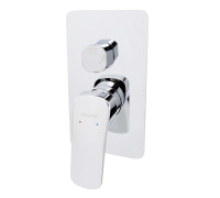 Смеситель для ванны Aquatek Вега 2 режима внешняя и скрытая часть хром AQ1046CR