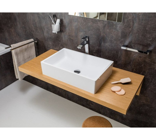 Смеситель для умывальника RAVAK 10° TD 015.00 высокий 333 мм без донного клапана X070091