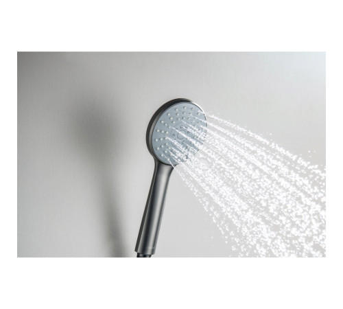 Ручной душ Aquanet Бетта 100 3jet оружейная сталь AQ2009BGM