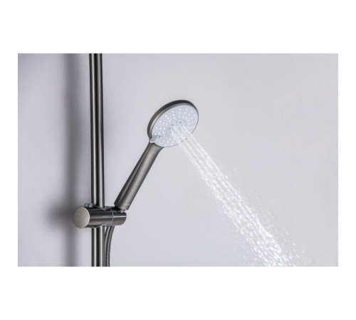 Ручной душ Aquanet Бетта 100 3jet оружейная сталь AQ2009BGM