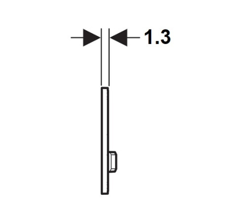 Смывная клавиша Geberit Sigma50 для двойного смыва хромированный черный 115.671.DW.2