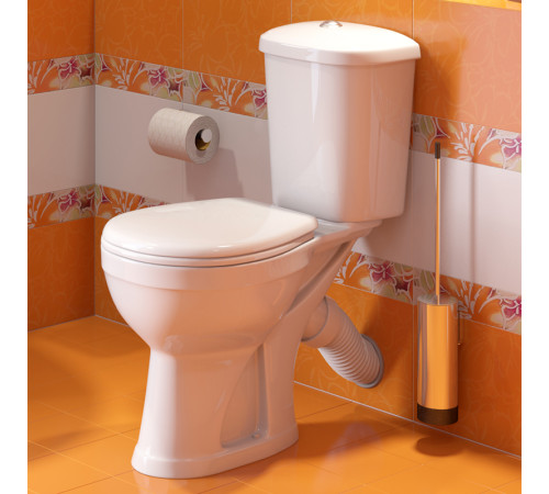 Унитаз-компакт Santek Дора Антивсплеск горизонтальный выпуск Стандарт 47301110702