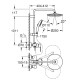 Душевая система GROHE Tempesta System 250 с однорычажным смесителем хром 26673001