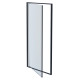 Душевая дверь Aquanet Aria распашная 900x2000 мм оружейная сталь прозрачное стекло AQ ARI PI 09020GM