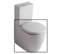 Унитаз напольный пристенный под бачок Ideal Standard Connect Cube E803701