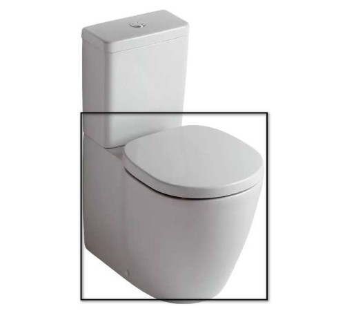 Унитаз напольный пристенный под бачок Ideal Standard Connect Cube E803701