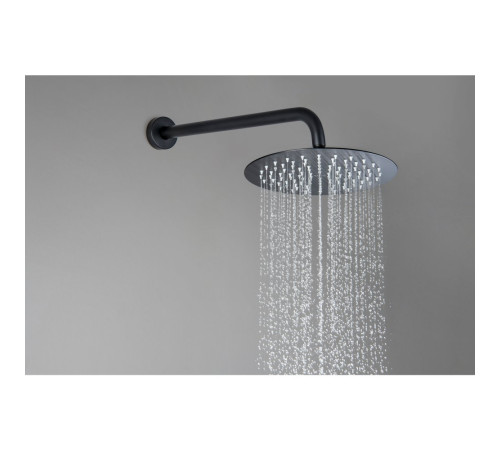 Душевой комплект 3 в 1 Aquanet Европа 2 режима матовый черный AQ1376MB