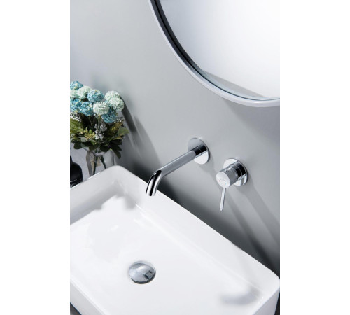 Смеситель для раковины Aquanet Европа AQ1313CR настенный скрытого монтажа хром AQ1313CR