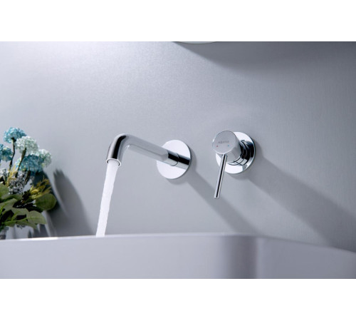 Смеситель для раковины Aquanet Европа AQ1313CR настенный скрытого монтажа хром AQ1313CR