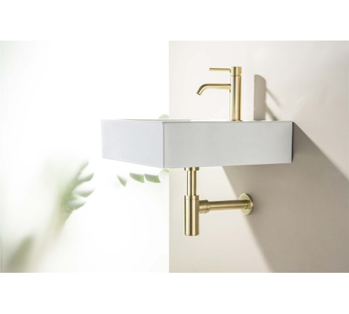 Сифон для раковины Aquatek шлифованное золото AQ6012BG