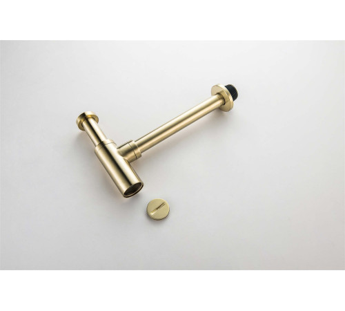 Сифон для раковины Aquatek шлифованное золото AQ6012BG