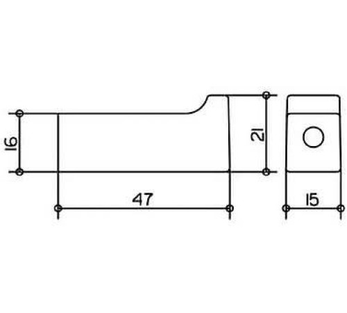 Крючок для полотенца KEUCO EDITION 11 хром 11114010000