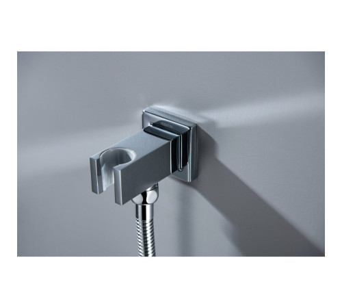 Шланговое подсоединение с держателем Aquanet AQ2463CR хром AQ2463CR