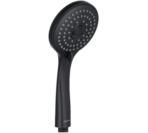 Душевая система со смесителем для ванны Aquanet Вега 3jet 250 мм матовый черный AQ2040MB