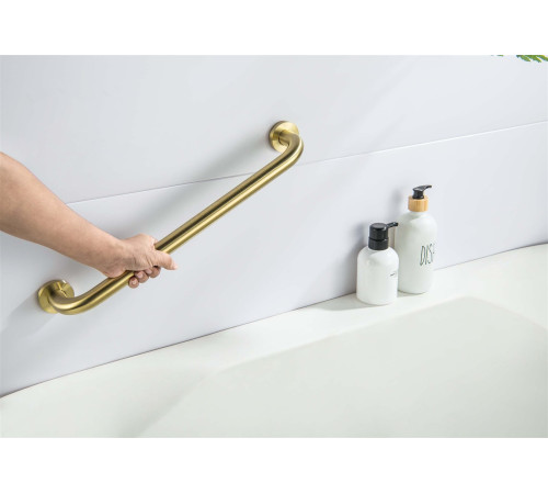 Поручень Aquatek 450 мм шлифованное золото AQ4995BG