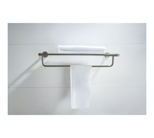 Полка для полотенец Aquanet Европа оружейная сталь AQ4115BGM