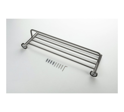 Полка для полотенец Aquanet Европа оружейная сталь AQ4115BGM