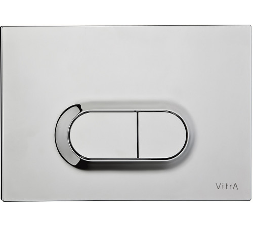 Комплект инсталляции с подвесным унитазом VitrA S50 Rim-Ex сиденье микролифт и панель смыва хром 9003B003-7201