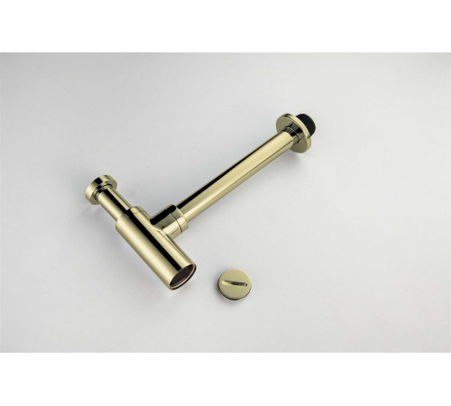 Сифон для раковины Aquatek полированное золото AQ6012PG