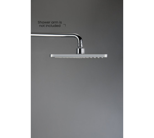 Верхний душ прямоугольный Aquanet 260x188x68 мм хром AQ2087CR