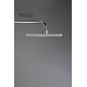 Верхний душ прямоугольный Aquanet 260x188x68 мм хром AQ2087CR