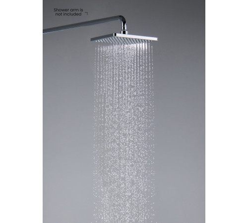 Верхний душ прямоугольный Aquanet 260x188x68 мм хром AQ2087CR