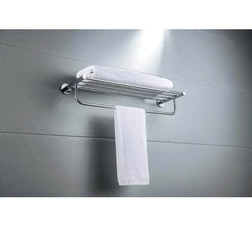 Полка для полотенец Aquanet Европа хром AQ4115CR
