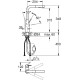 Смеситель для кухни GROHE Essence с выдвижной лейкой хром 30270000