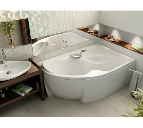 Ванна акриловая Aquatek Вега 170 правая с фронтальным экраном VEG170-0000083