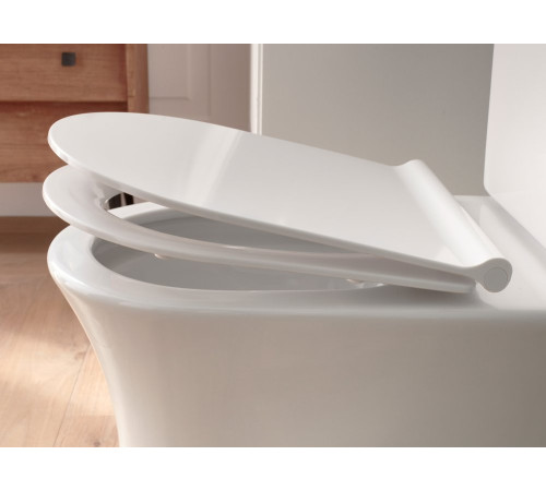 Сиденье для унитаза Jacob Delafon Aleo / Soprano тонкое с микролифтом E33127-0