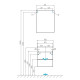 Зеркальный шкаф AQUATON Скай 55 1A238402SY010