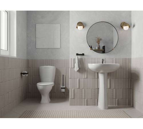 Умывальник Sanita Версия с переливом белый 565х455 мм 1.3111.5.S00.11B.0