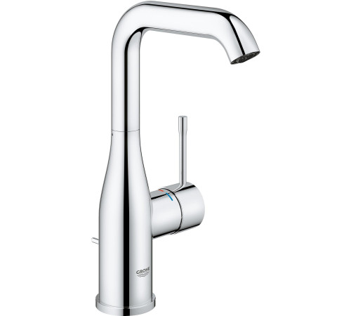 Смеситель для раковины GROHE Essence с донным клапаном и высоким изливом хром 32628001