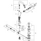 Смеситель для раковины GROHE Essence с донным клапаном и высоким изливом хром 32628001