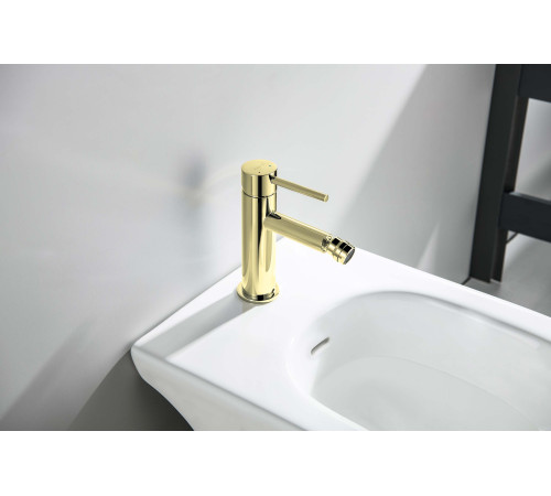 Смеситель для биде Aquanet Европа AQ1318BG шлифованное золото AQ1318BG