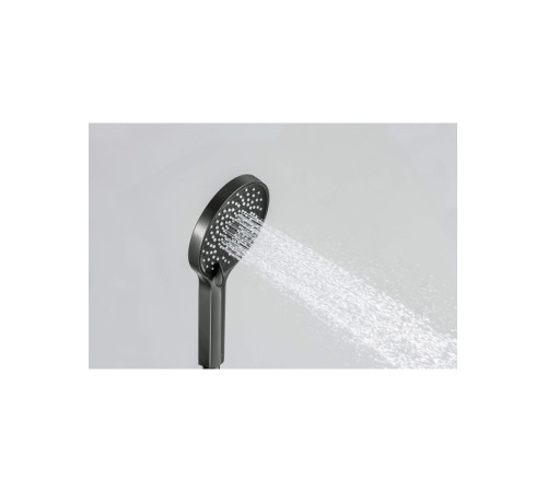 Ручной душ Aquatek Лугано 3 режима оружейная сталь AQ2201BGM