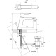 Смеситель для умывальника RAVAK Classic CL 011.00 с донным клапаном X070081