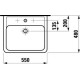 Раковина Laufen Pro A 550x480 мм 8.1895.1.000.104.1