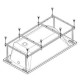 Монтажный комплект для ванны Santek ФИДЖИ 150х75 см 1.WH50.1.603