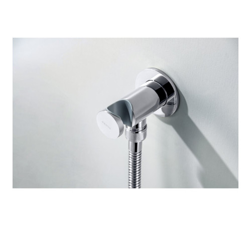 Шланговое подсоединение с держателем Aquanet AQ2464CR хром AQ2464CR