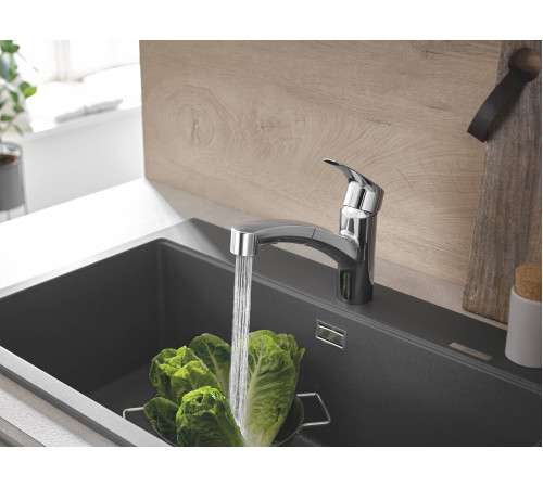 Смеситель для кухни GROHE Eurosmart с выдвижной лейкой хром 30305001