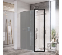 Неподвижная стенка для душевой двери RAVAK Blix Slim BLSPS-90 блестящая Transparent X9BM70C00Z1