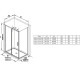 Неподвижная стенка для душевой двери RAVAK Blix Slim BLSPS-90 блестящая Transparent X9BM70C00Z1