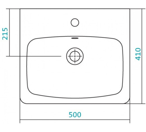 Умывальник Sanita Luxe Нео 50 см 1.WH30.2.184